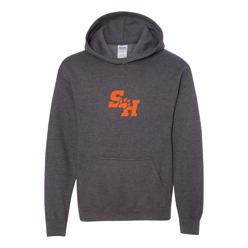 Youth Sam Houston State Bearkats Logo Gildan Heavy Blend  Hooded Sweatshirt