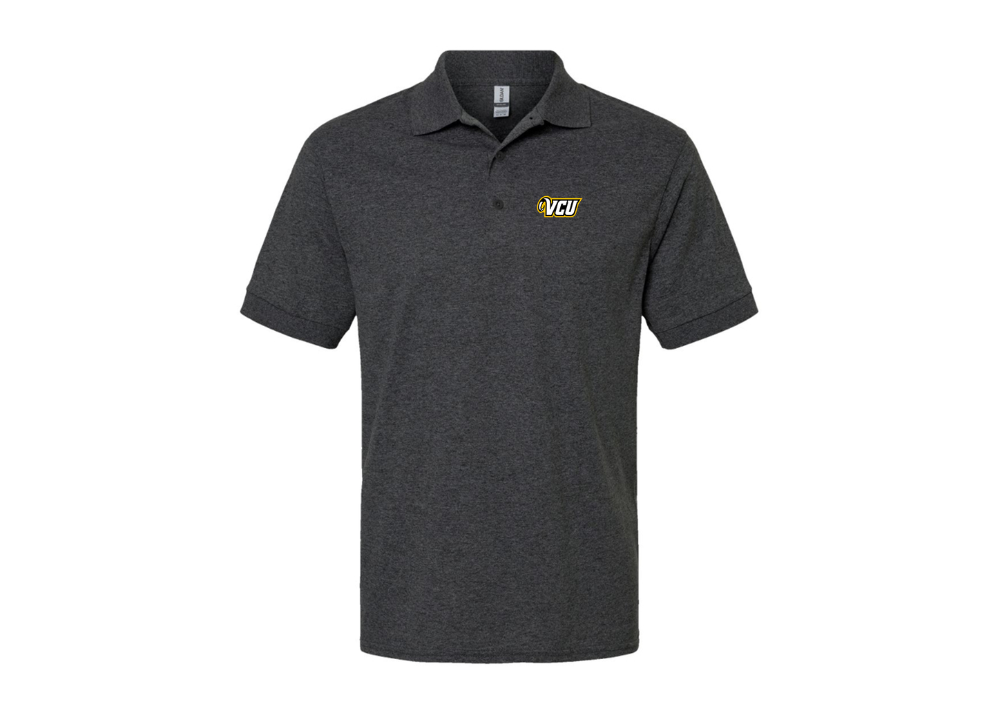 Men's Virginia Commonwealth Rams Gildan Dry Blend Jersey Polo