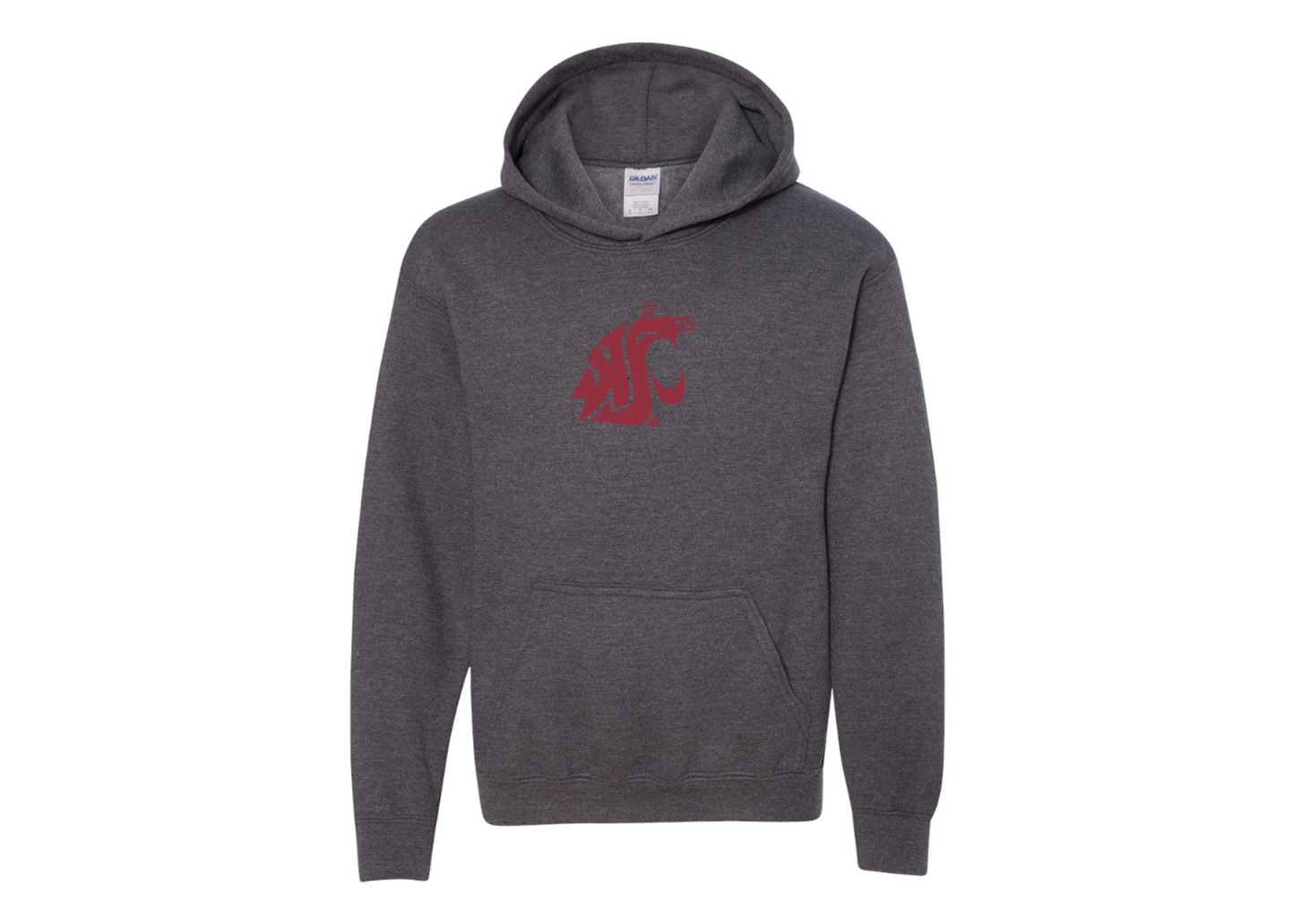 Youth Washington State Cougars Gildan Heavy Blend  Hooded Sweatshirt