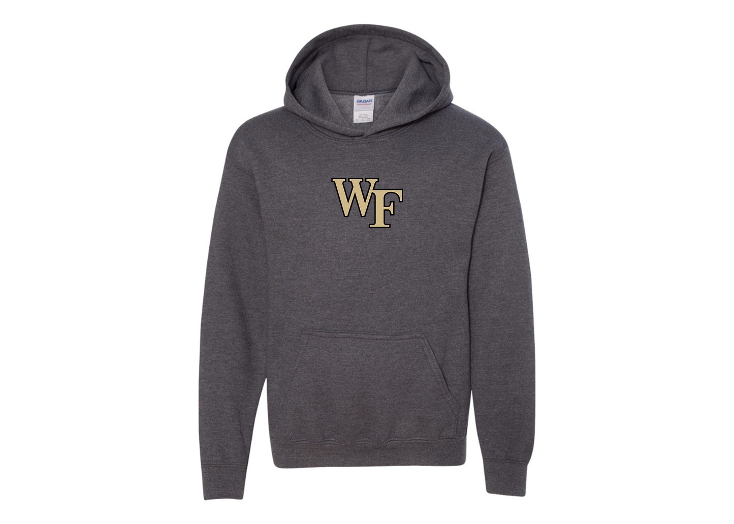 Youth Wake Forest Demon Deacons Gildan Heavy Blend  Hooded Sweatshirt