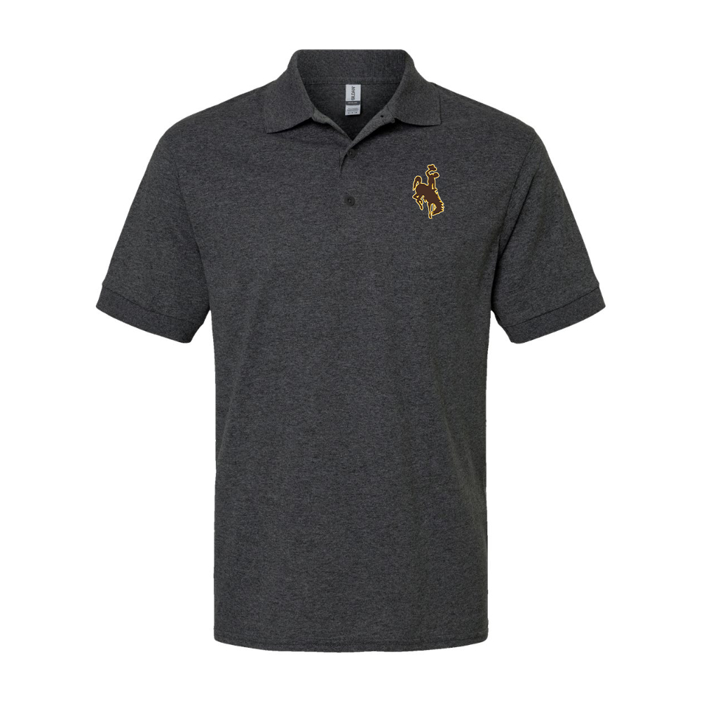 Men's Wyoming Cowboys Gildan Dry Blend Jersey Polo