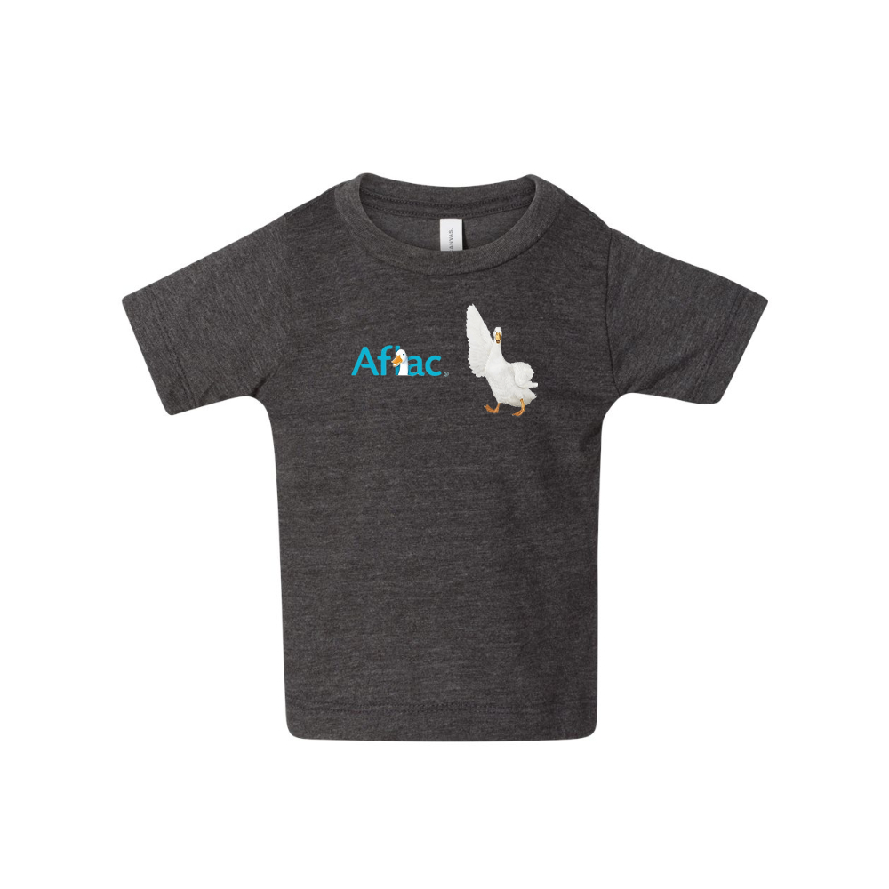 Aflac Logo and Duck BELLA CANVAS Infant Jersey Tee