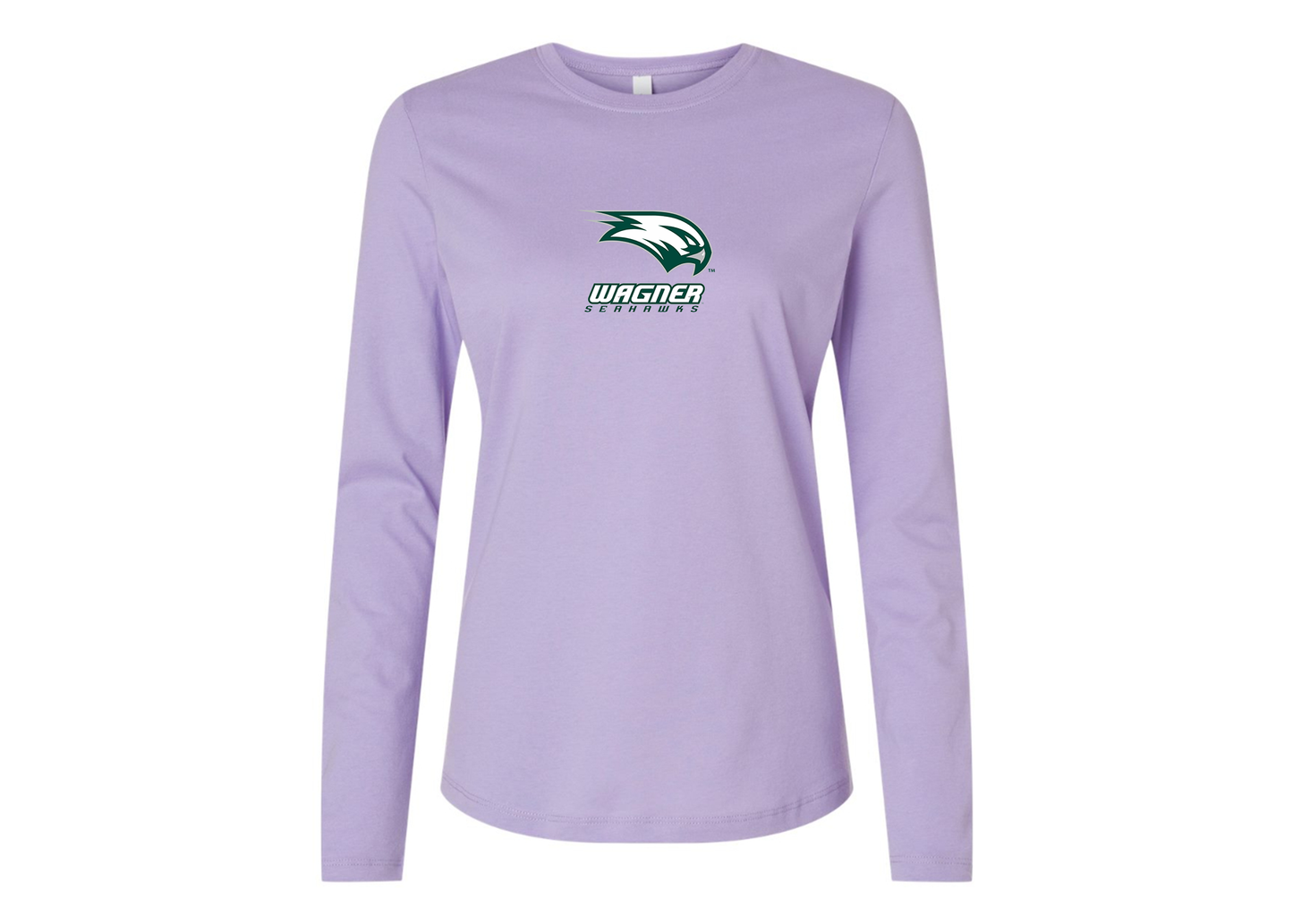 BELLA CANVAS Women’s Wagner Seahawks Jersey Long Sleeve Tee