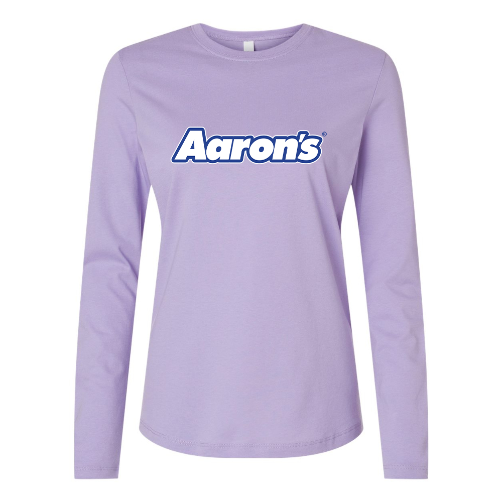 BELLA CANVAS Women’s Aaron_s Logo Jersey Long Sleeve Tee