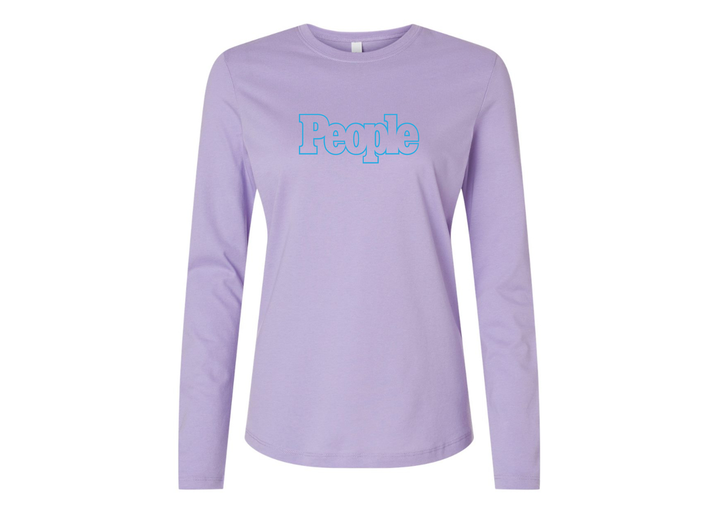 BELLA CANVAS Women’s People Magazine Logo Jersey Long Sleeve Tee