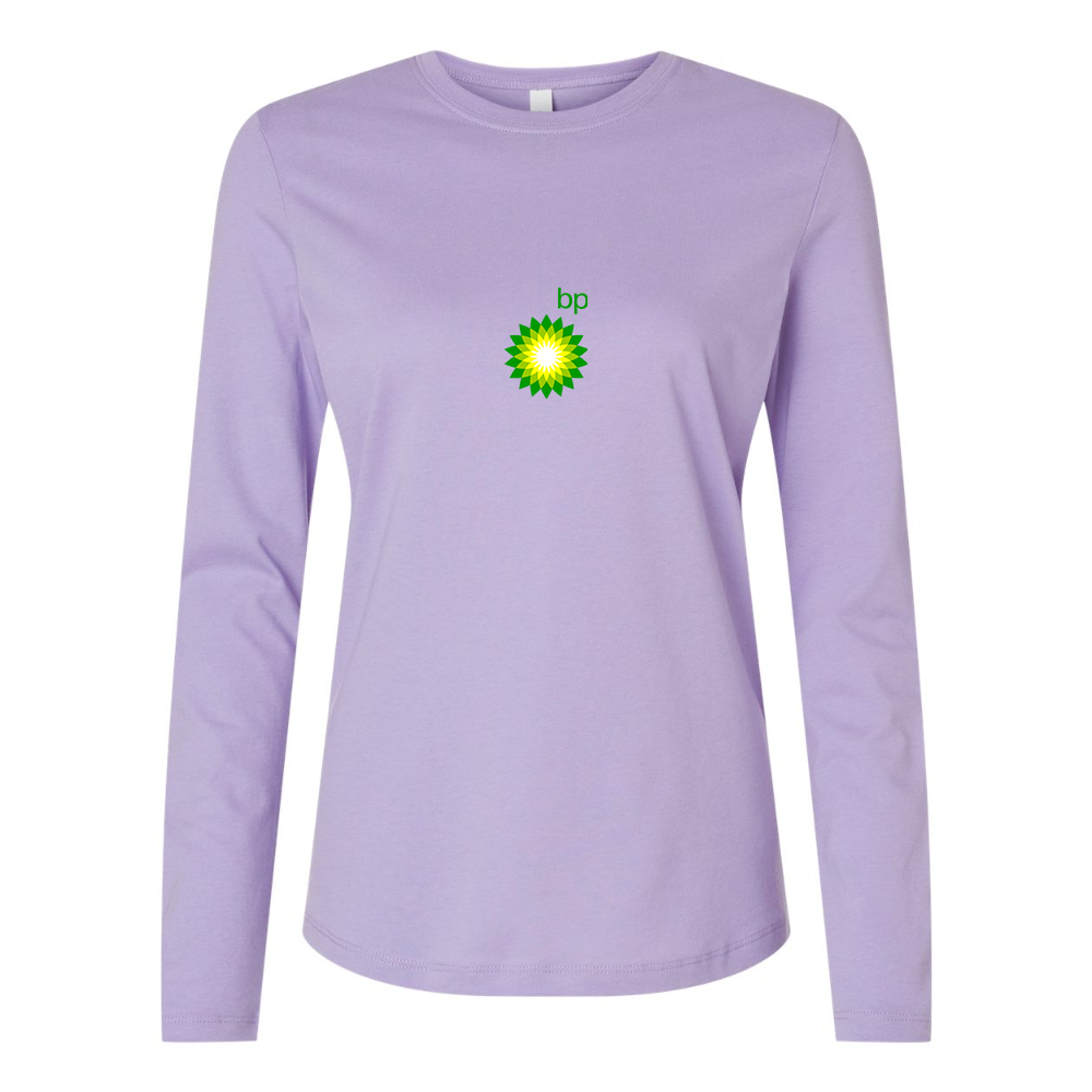 BELLA CANVAS Women’s BP Oil Logo Jersey Long Sleeve Tee