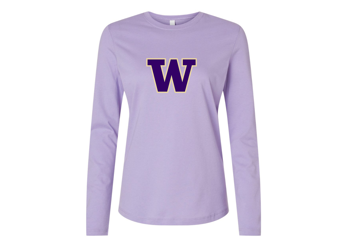 BELLA CANVAS Women’s Washington Huskies Jersey Long Sleeve Tee