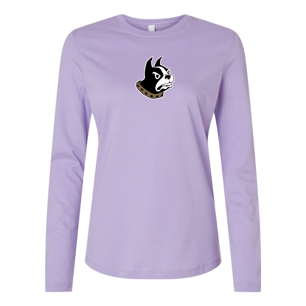 BELLA CANVAS Women’s Wofford Terriers Jersey Long Sleeve Tee