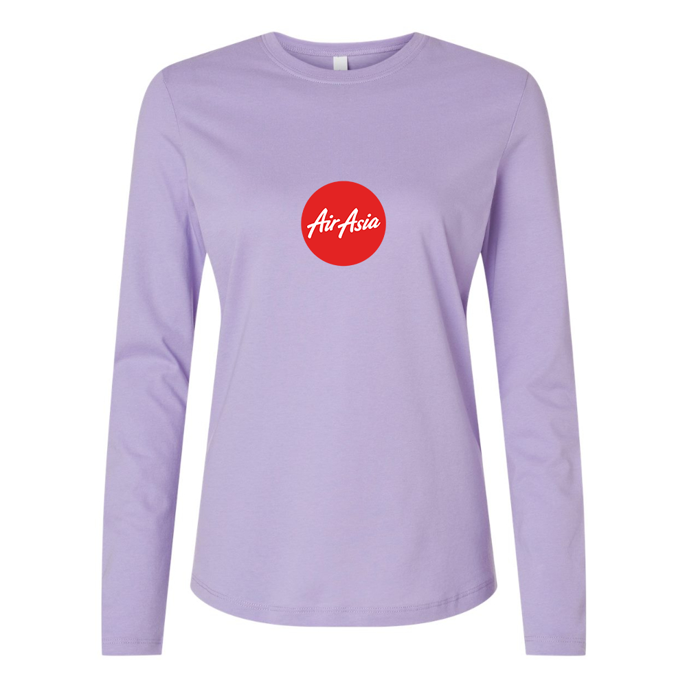 BELLA CANVAS Women’s Air Asia Logo Jersey Long Sleeve Tee