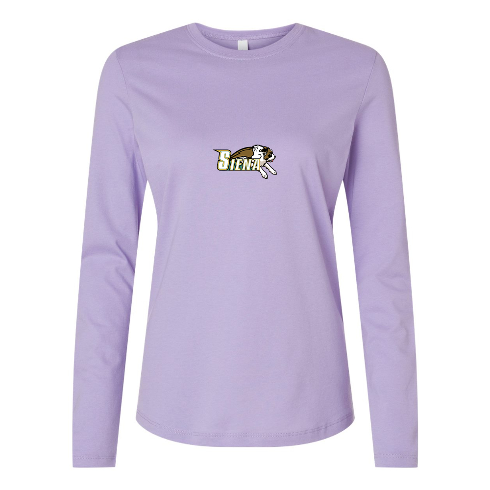 BELLA CANVAS Women’s Siena Saints Logo Jersey Long Sleeve Tee