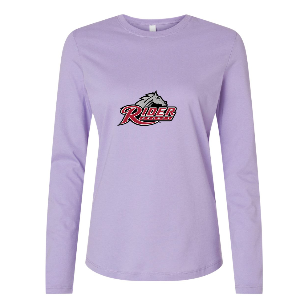 BELLA CANVAS Women’s Rider Broncs Logo Jersey Long Sleeve Tee