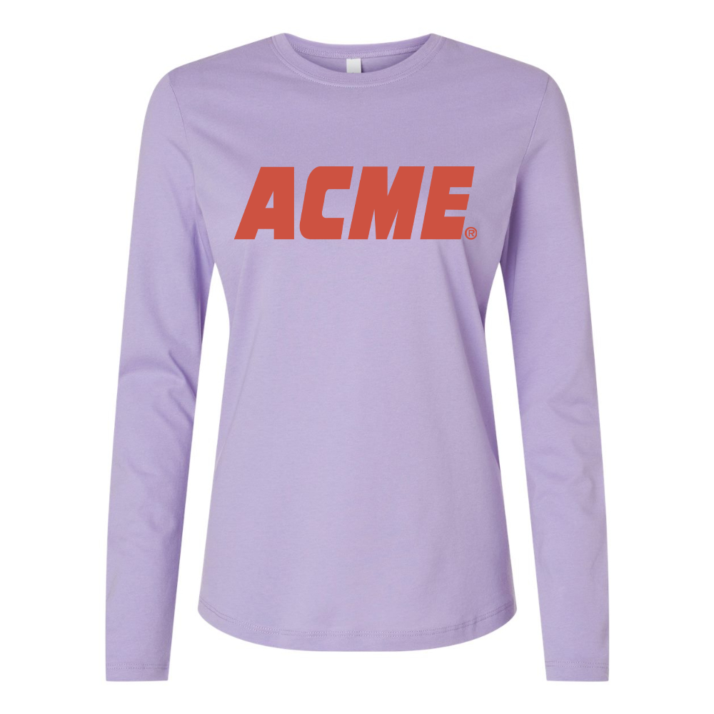 BELLA CANVAS Women’s ACME Logo Jersey Long Sleeve Tee