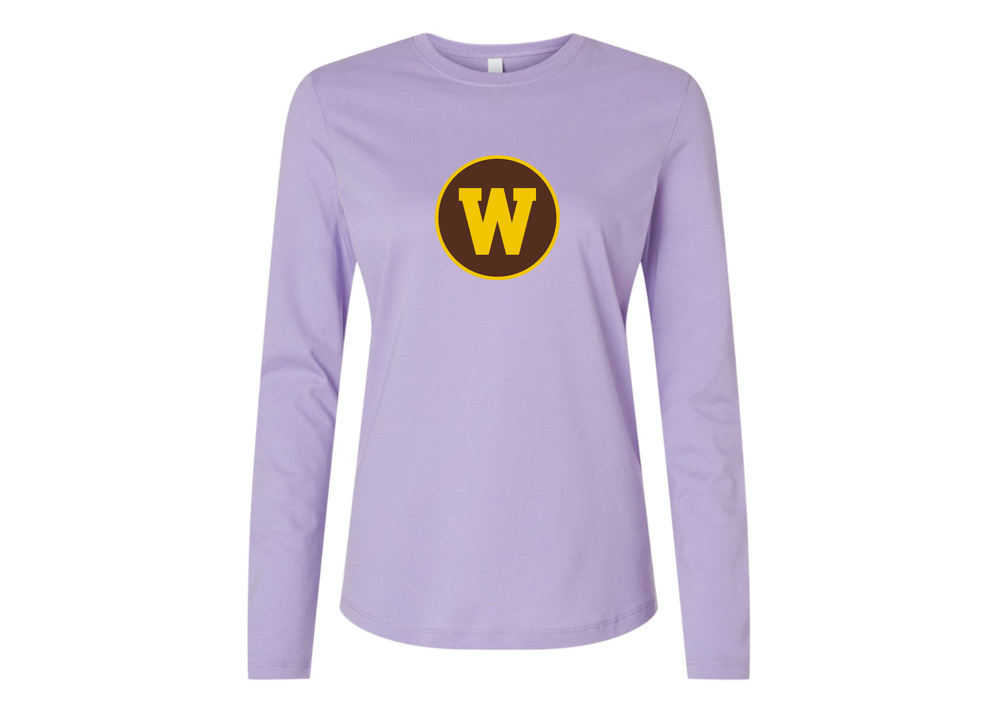 BELLA CANVAS Women’s Western Michigan Broncos Jersey Long Sleeve Tee