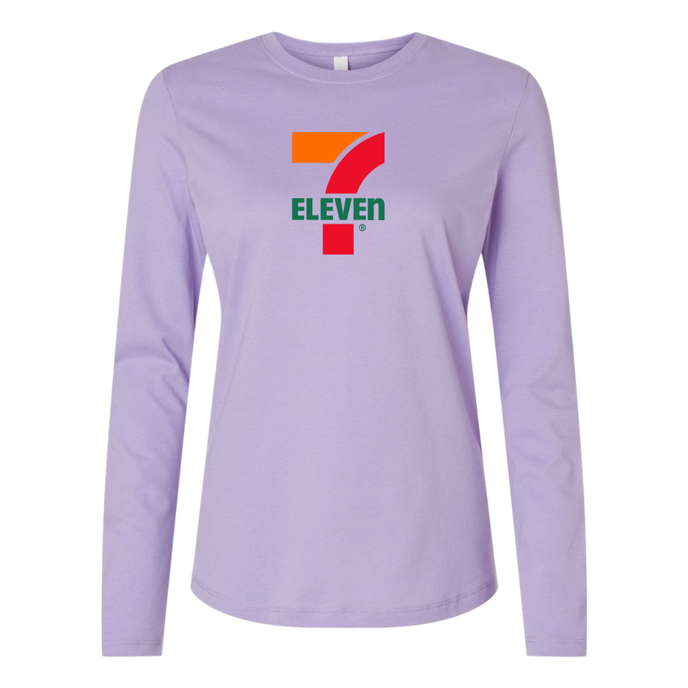 BELLA CANVAS Women’s 7 Eleven Logo Jersey Long Sleeve Tee