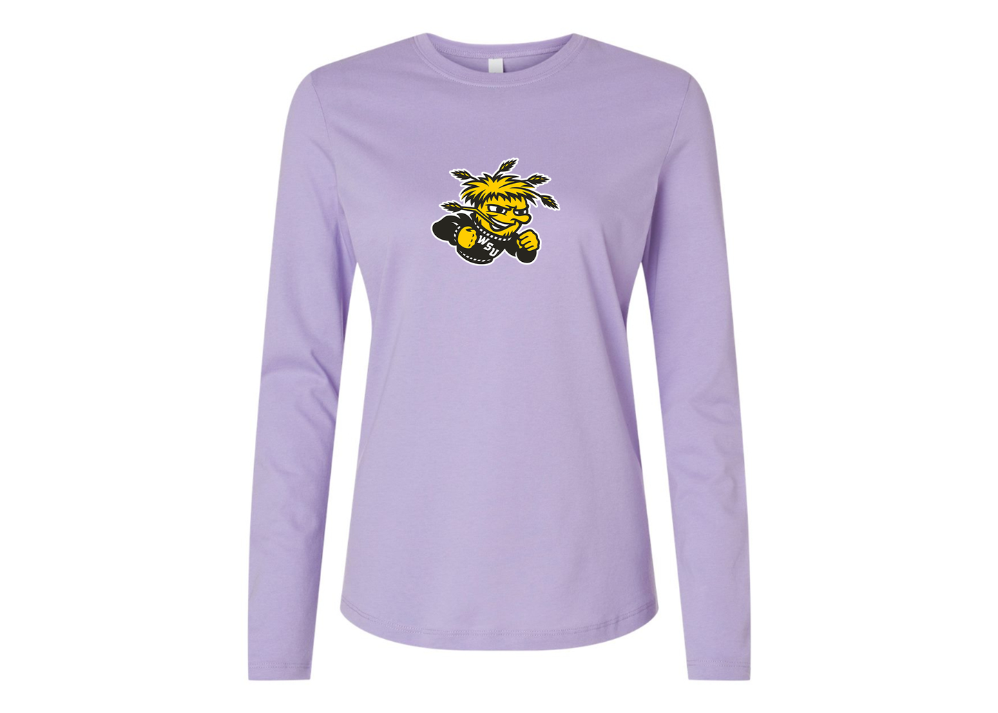 BELLA CANVAS Women’s Wichita State Shockers Jersey Long Sleeve Tee