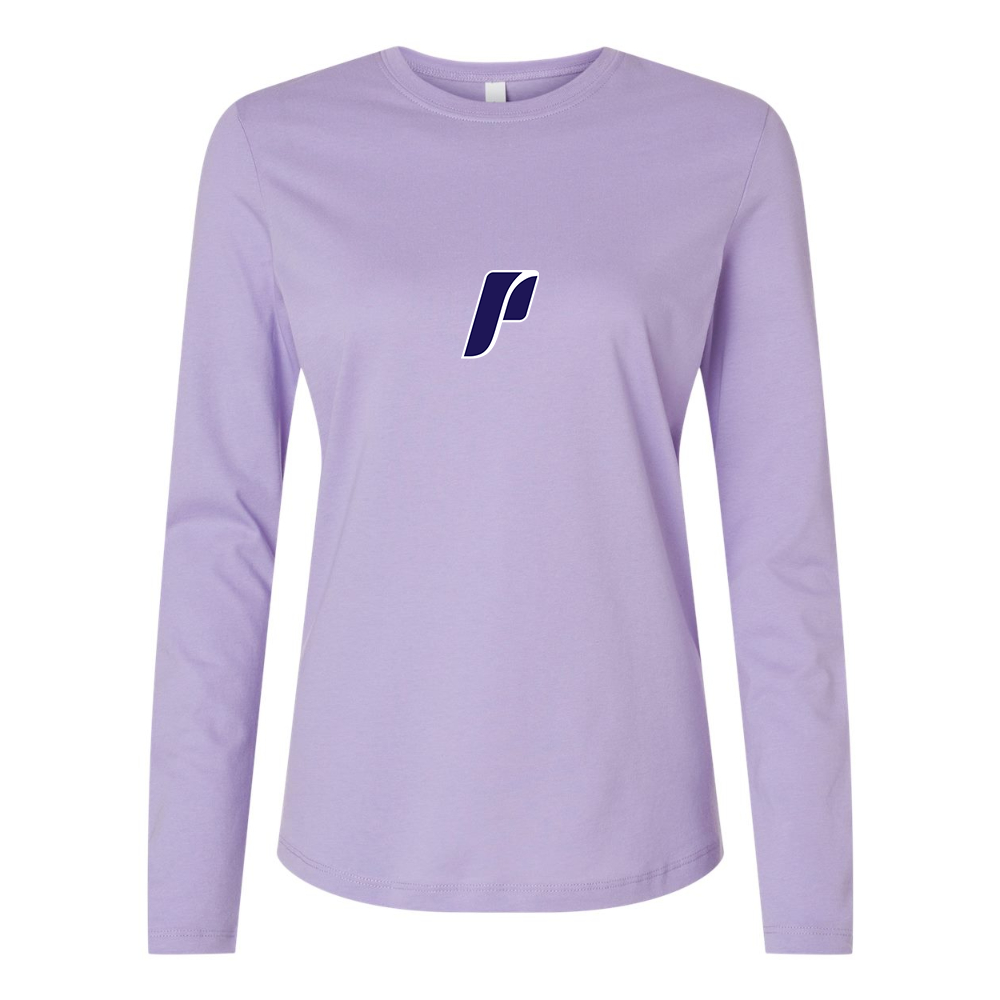 BELLA CANVAS Women’s Portland Pilots Logo Jersey Long Sleeve Tee