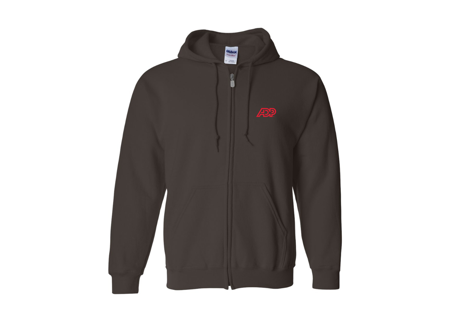 Men's ADP Logo Gildan  Heavy Blend Full Zip Hooded Sweatshirt