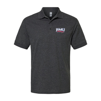 Men's Robert Morris Colonials Logo Gildan Dry Blend Jersey Polo