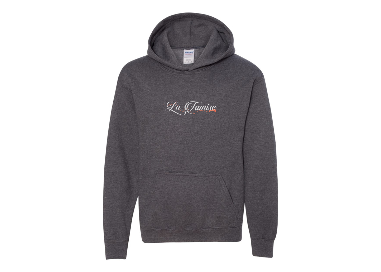 Youth La Tamise Logo Gildan Heavy Blend  Hooded Sweatshirt