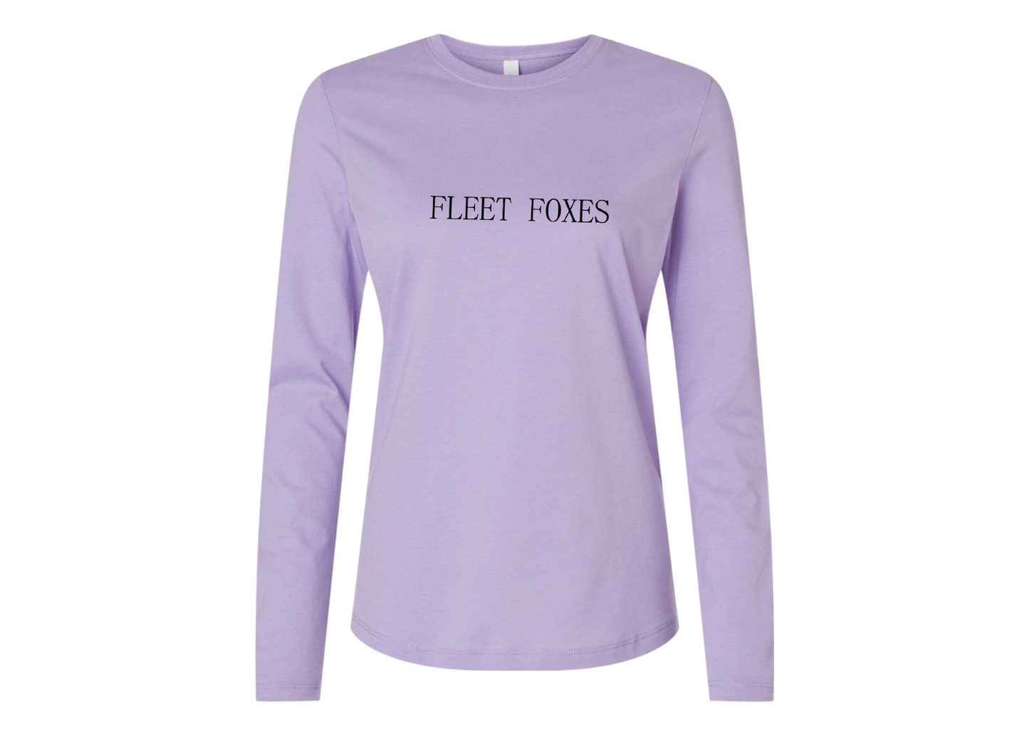 BELLA CANVAS Women’s Fleet Foxes Logo Jersey Long Sleeve Tee
