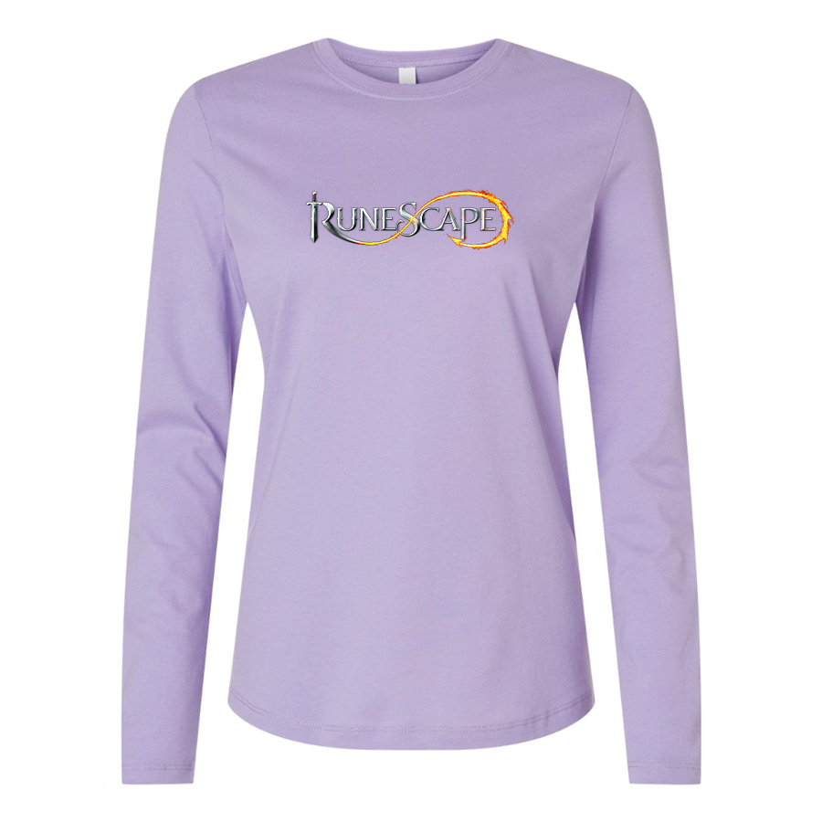 BELLA CANVAS Women’s  Runescape Logo Jersey Long Sleeve Tee