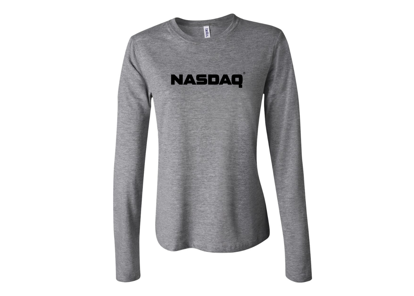 BELLA CANVAS Women’s Nasdaq Logo Jersey Long Sleeve Tee
