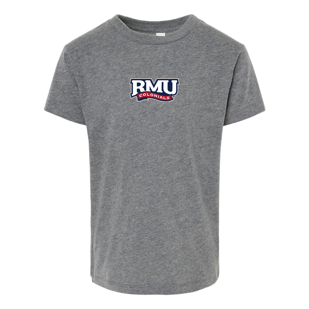 Robert Morris Colonials Logo BELLA  CANVAS Toddler Jersey Tee