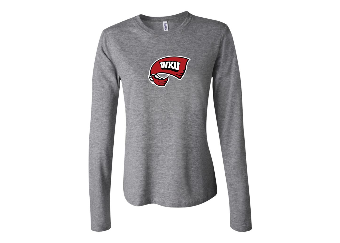 BELLA CANVAS Women’s Western Kentucky Hilltoppers Jersey Long Sleeve Tee