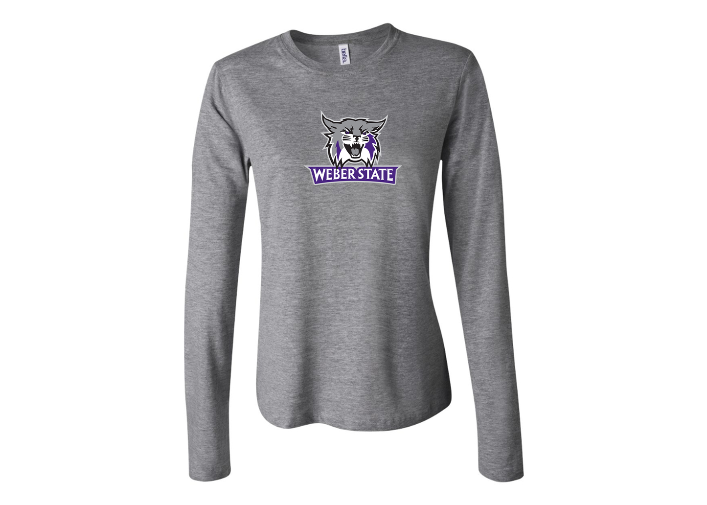 BELLA CANVAS Women’s Weber State Wildcats Jersey Long Sleeve Tee
