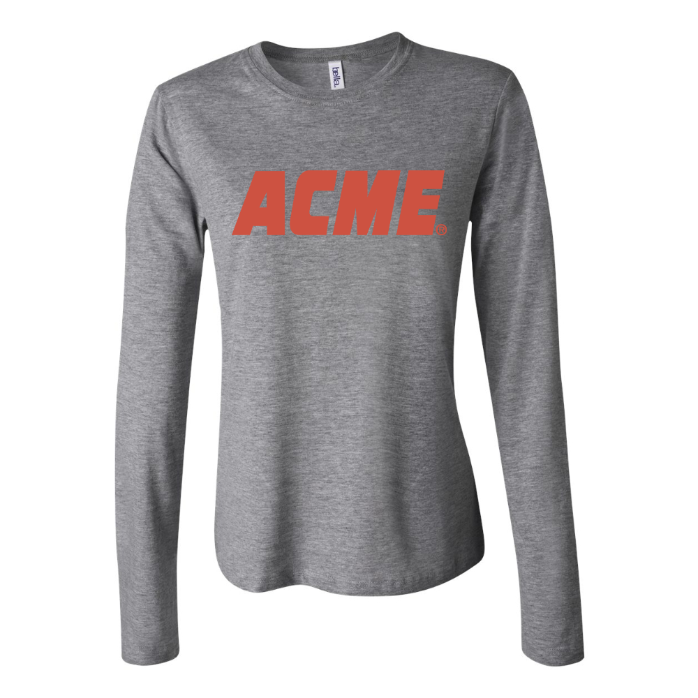BELLA CANVAS Women’s ACME Logo Jersey Long Sleeve Tee