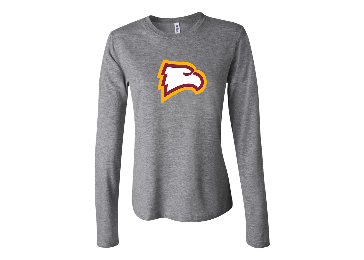 BELLA CANVAS Women’s Winthrop Eagles Jersey Long Sleeve Tee