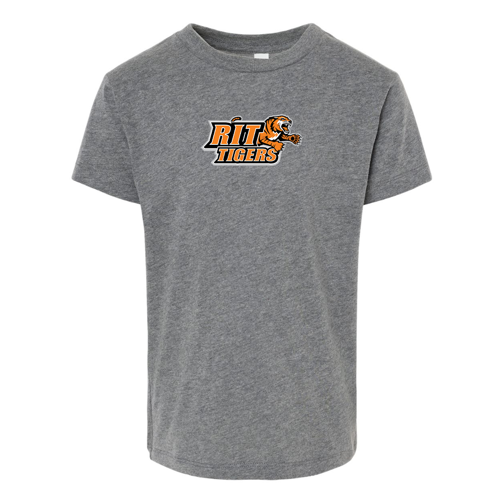 RIT Tigers Logo BELLA  CANVAS Toddler Jersey Tee