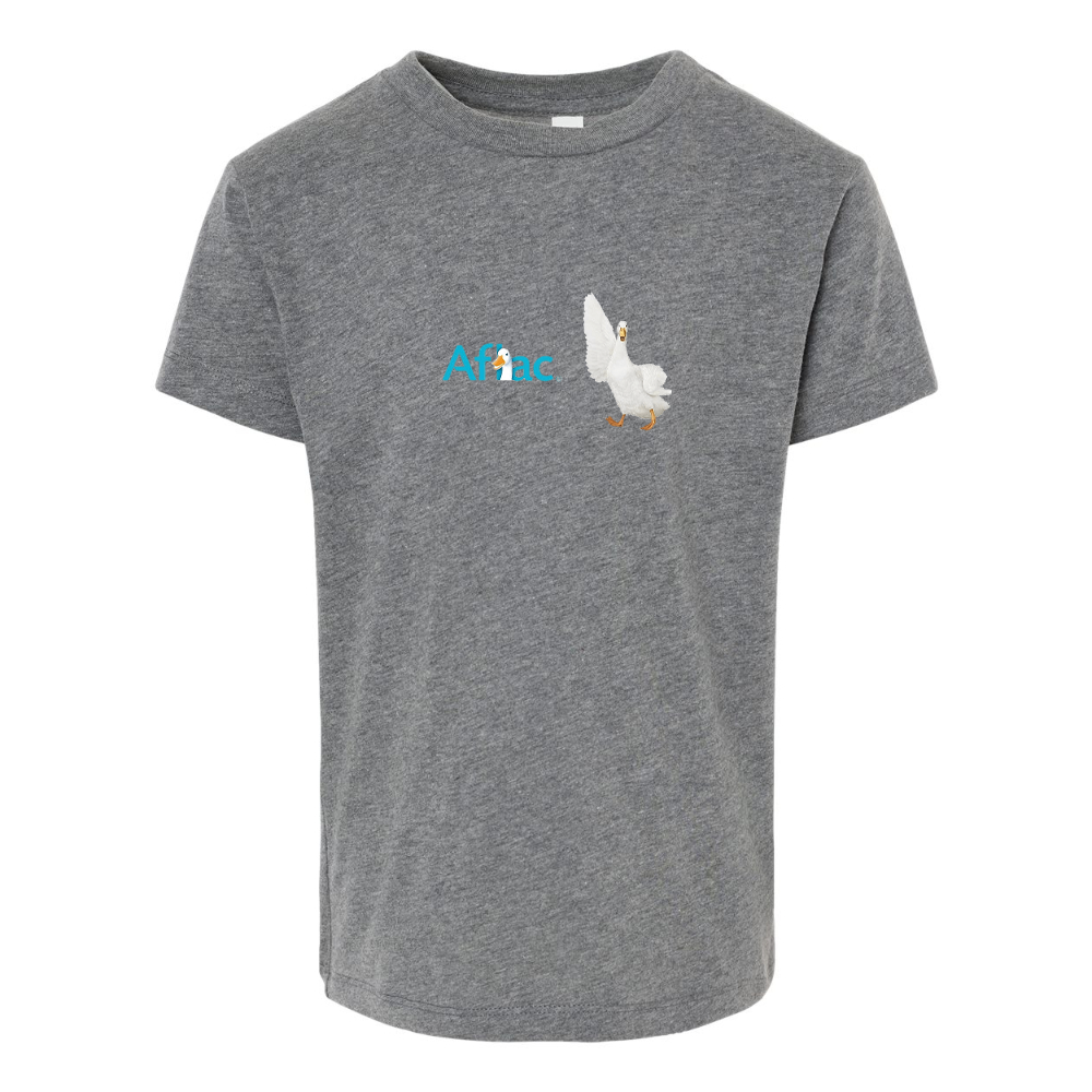 Aflac Logo and Duck BELLA  CANVAS Toddler Jersey Tee
