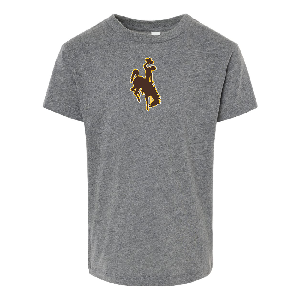 Wyoming Cowboys BELLA  CANVAS Toddler Jersey Tee