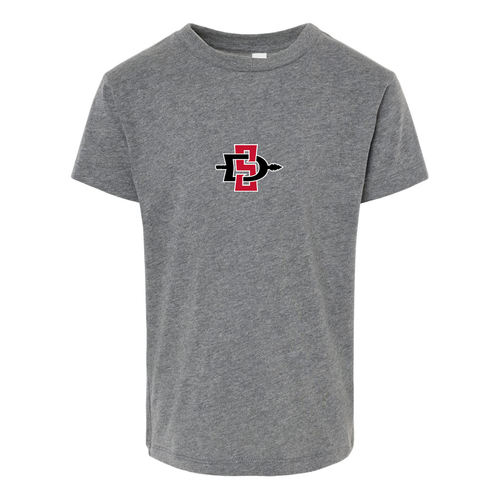 San Diego State Aztecs Logo BELLA  CANVAS Toddler Jersey Tee