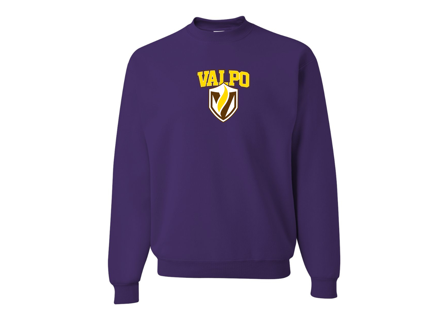 Men's Valparaiso Crusaders JERZEES NuBlend Crewneck Sweatshirt