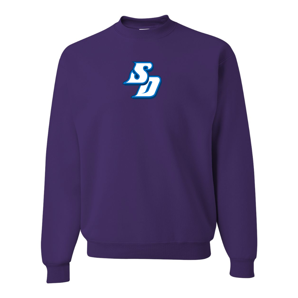 Men's San Diego Toreros Logo  JERZEES NuBlend Crewneck Sweatshirt