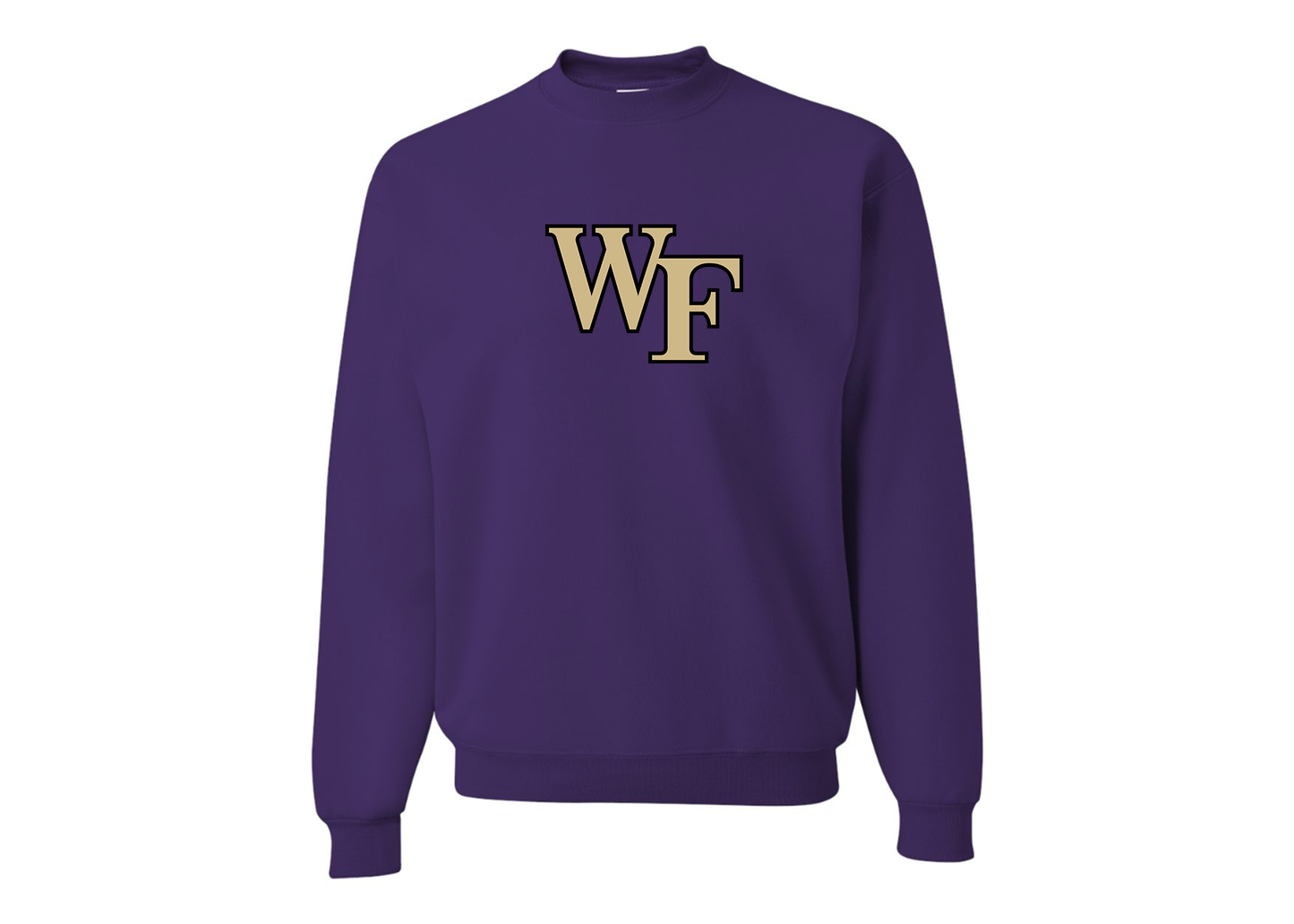 Men's Wake Forest Demon Deacons JERZEES NuBlend Crewneck Sweatshirt