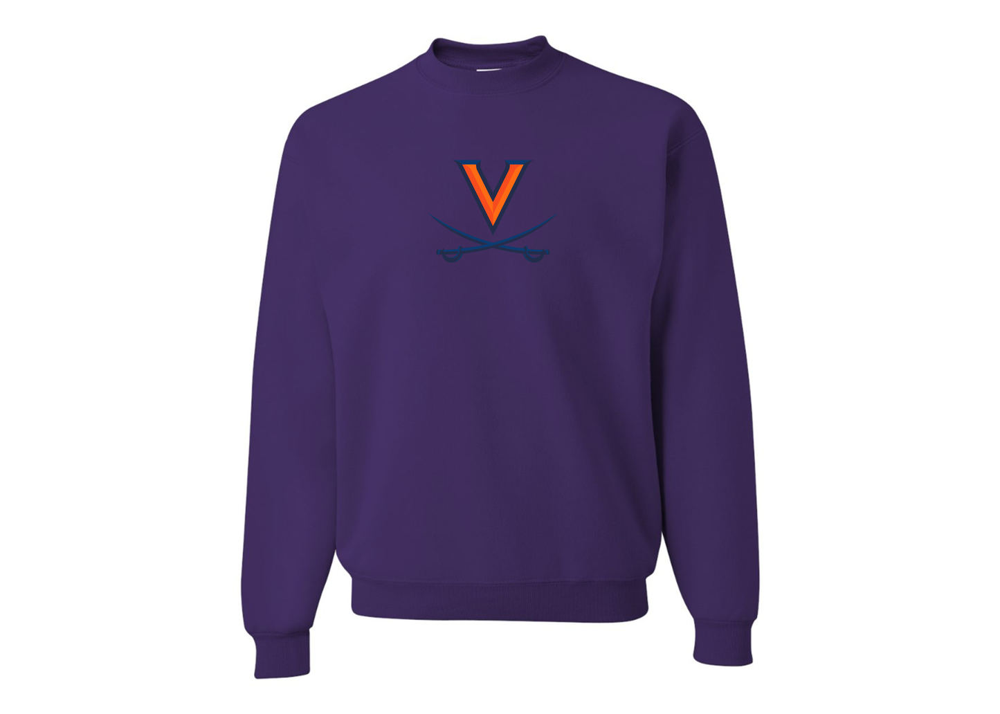 Men's Virginia Cavaliers JERZEES NuBlend Crewneck Sweatshirt