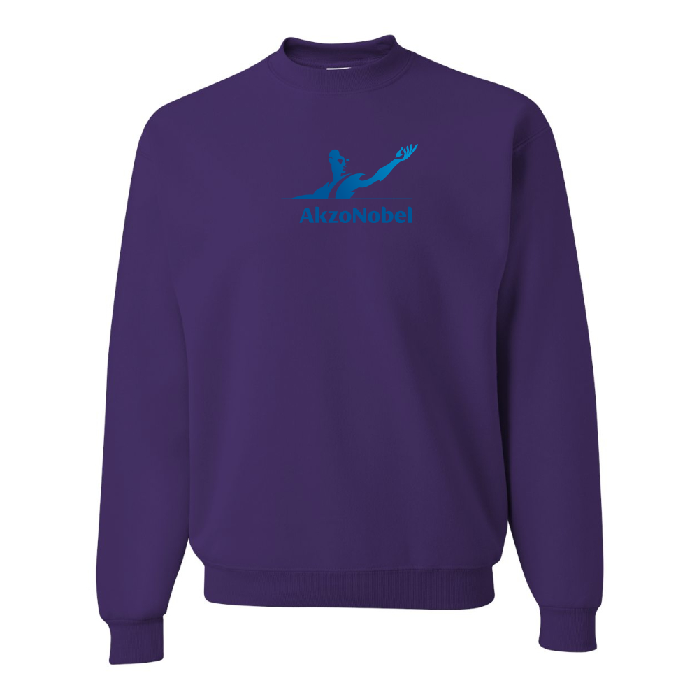 Men's AkzoNobel Logo JERZEES NuBlend Crewneck Sweatshirt