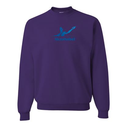 Men's AkzoNobel Logo JERZEES NuBlend Crewneck Sweatshirt