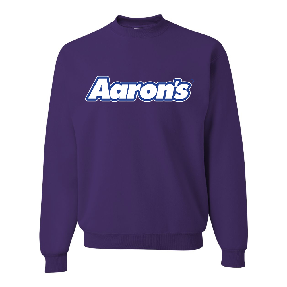 Men's Aaron_s Logo  JERZEES NuBlend Crewneck Sweatshirt