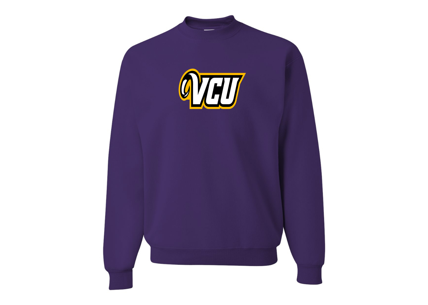 Men's Virginia Commonwealth Rams JERZEES NuBlend Crewneck Sweatshirt