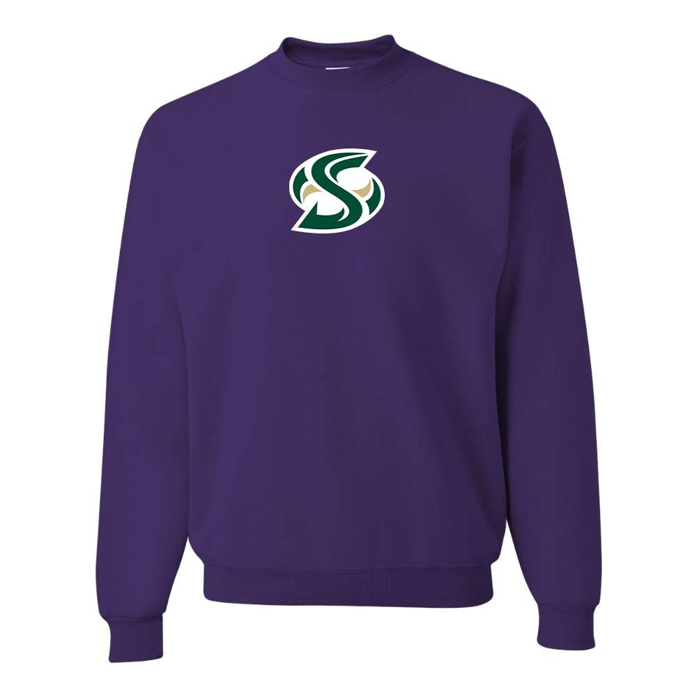 Men's Sacramento State Hornets Logo   JERZEES NuBlend Crewneck Sweatshirt