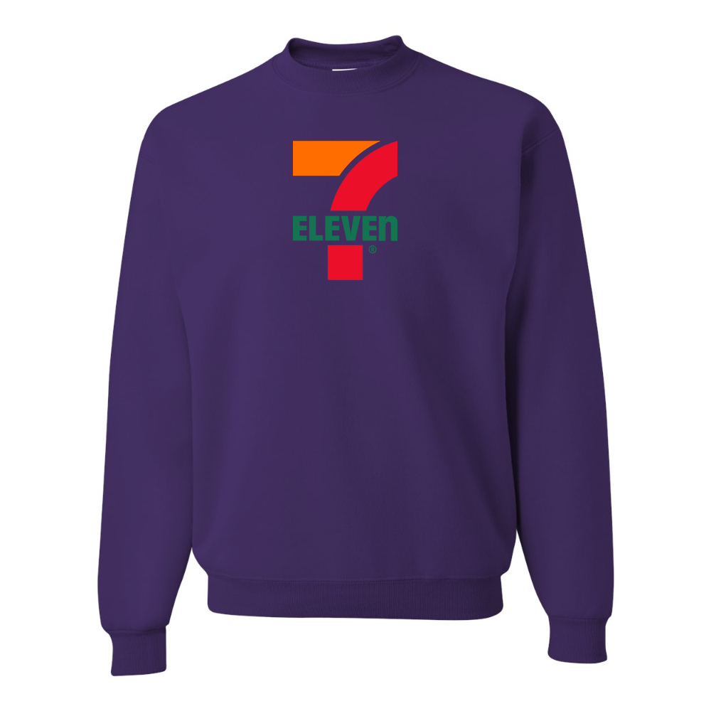 Men's 7 Eleven Logo  JERZEES NuBlend Crewneck Sweatshirt