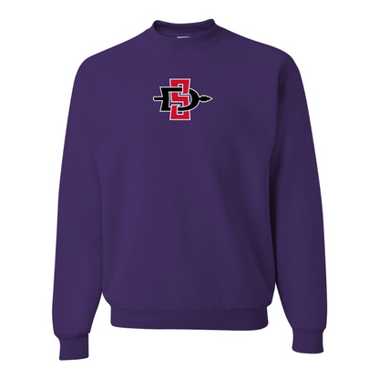 Men's San Diego State Aztecs Logo  JERZEES NuBlend Crewneck Sweatshirt