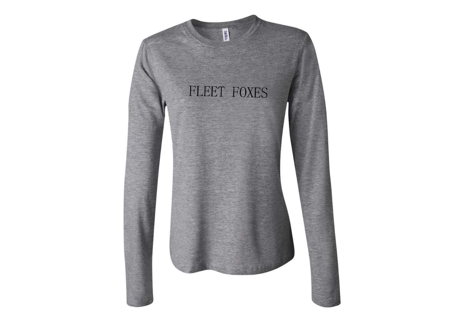 BELLA CANVAS Women’s Fleet Foxes Logo Jersey Long Sleeve Tee