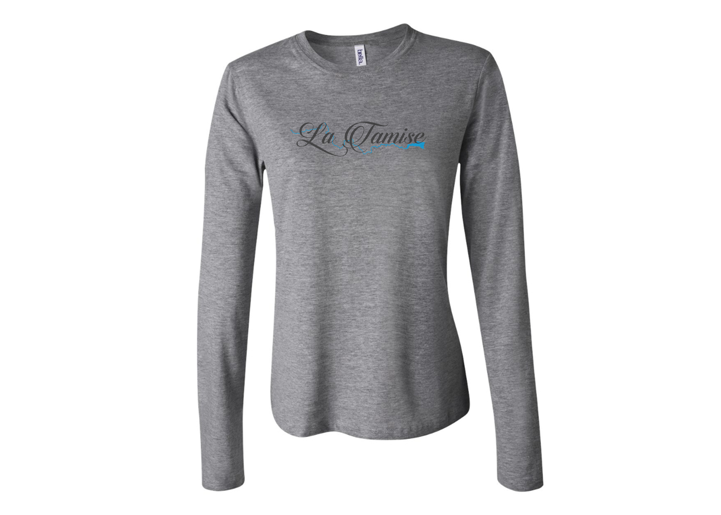 BELLA CANVAS Women’s La Tamise Logo Jersey Long Sleeve Tee
