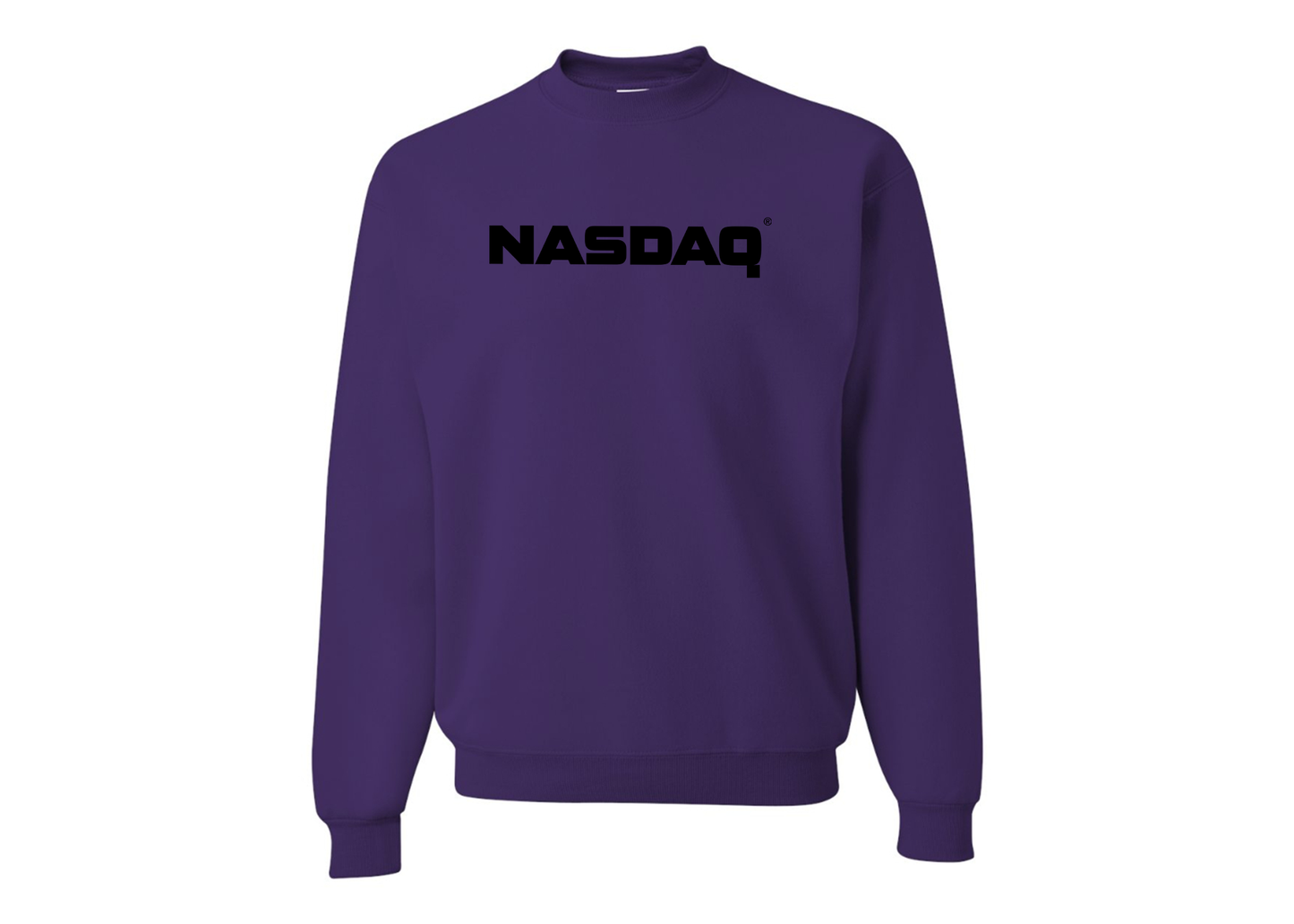 Men's Nasdaq Logo  JERZEES NuBlend Crewneck Sweatshirt