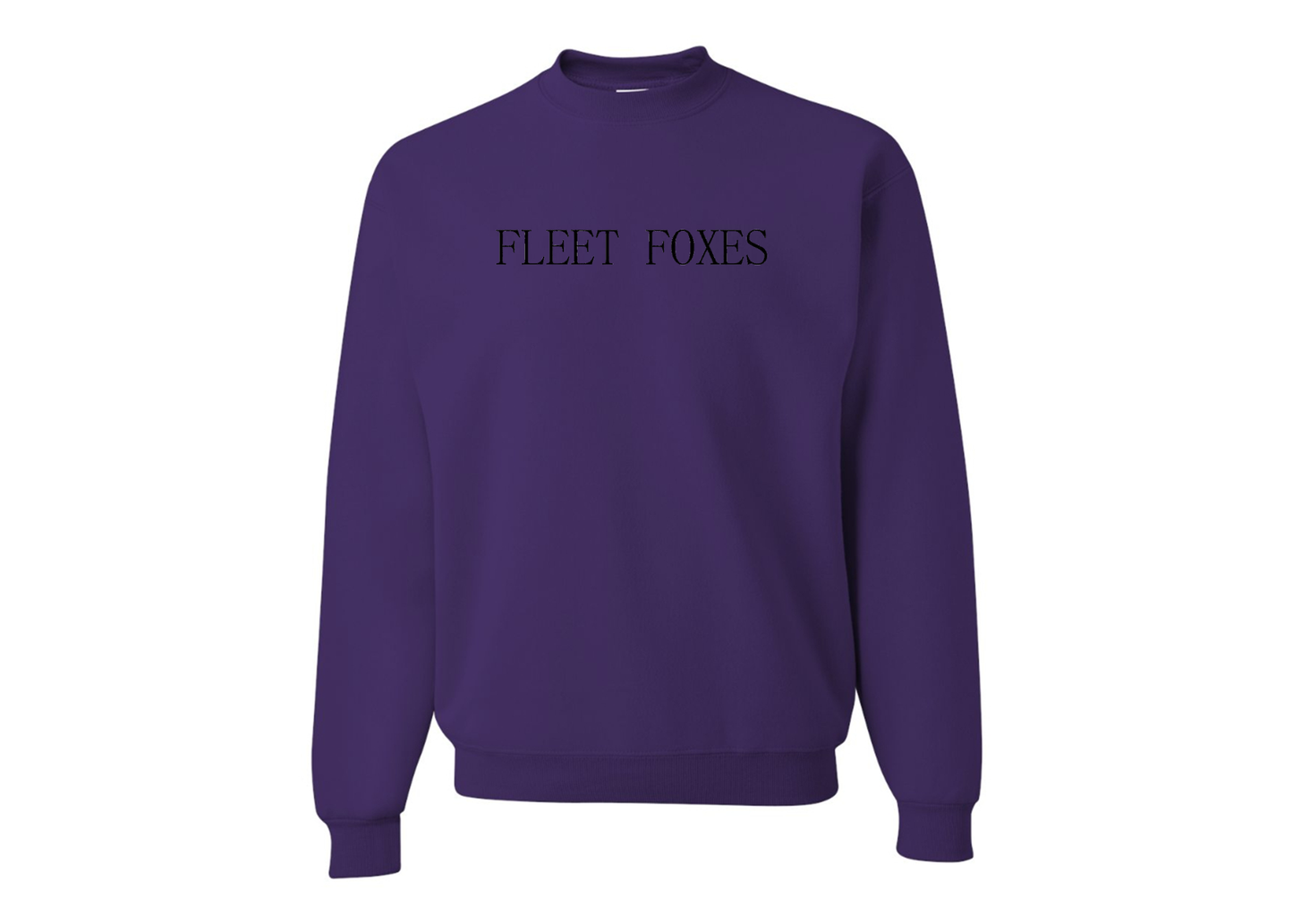Men's Fleet Foxes Logo  JERZEES NuBlend Crewneck Sweatshirt